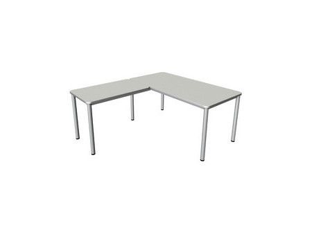 kerkmann Bureau PRIME avec extension, (L)1.800 mm, blanc