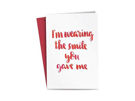 RÖMERTURM Carte de voeux I am wearing the smile you gave me