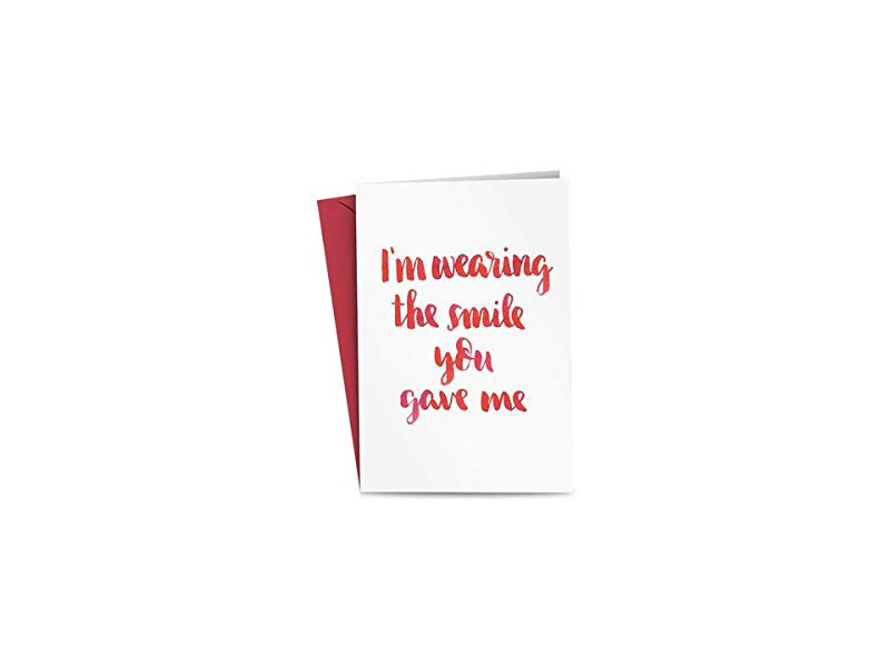 RÖMERTURM Carte de voeux I am wearing the smile you gave me