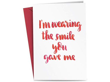 RÖMERTURM Carte de voeux I am wearing the smile you gave me