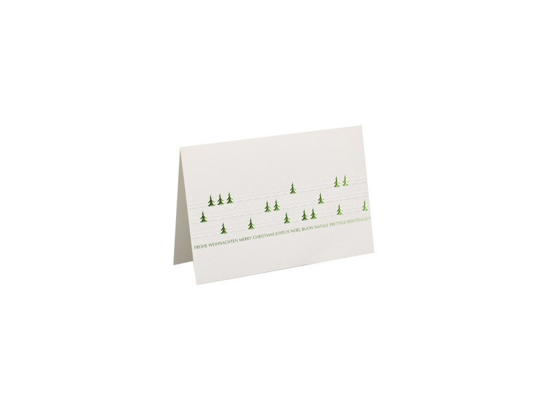 RÖMERTURM Carte de Noël 'Christmas Lettering', crème