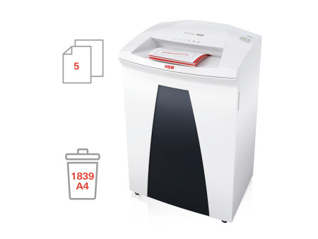 HSM Destruc. document SECURIO B34, coupe particule: 1 x 5 mm
