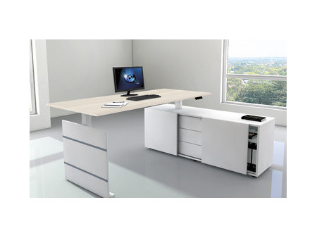 kerkmann Poste de travail complet Move 3, blanc/anthracite