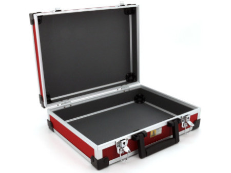 allit Mallette d'aluminium 'AluPlus Basic', taille L, rouge