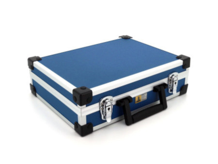 allit Mallette d'aluminium 'AluPlus Basic', taille L, bleu