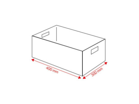 allit Bac de rangement ProfiPlus EuroBox 417, gris/bleu