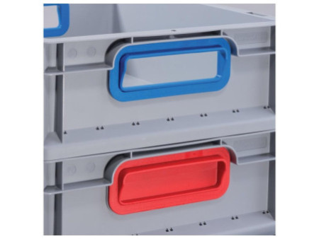 allit Bac de rangement ProfiPlus EuroBox 612, gris/bleu