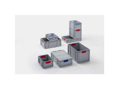 allit Bac de rangement ProfiPlus EuroBox 632, gris/bleu