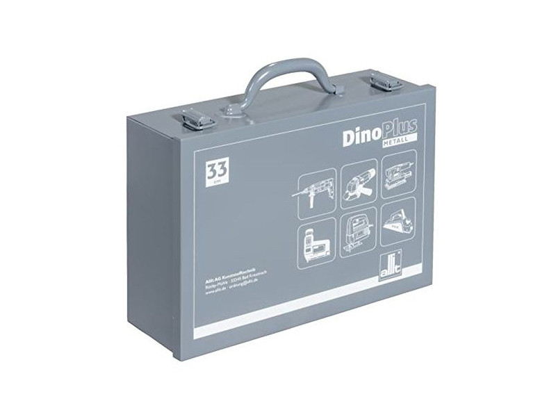 allit Mallette pour outillage DinoPlus Metall 33, gris