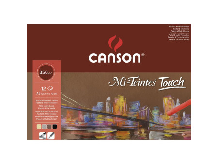 CANSON Bloc de feuilles à dessin 'Mi-Teintes Touch'