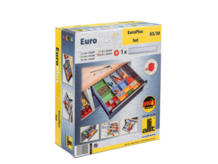 allit Jeu de casiers pour tiroirs EuroPlus Insert 63/22