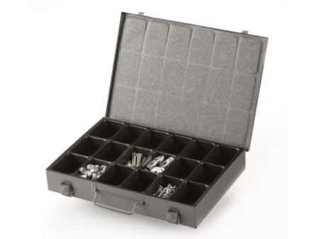 allit Mallette à petites pièces EuroPlus Metall 34/18, gris