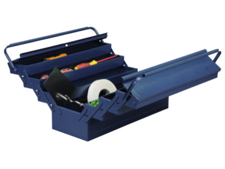 allit Caisse à outils McPlus Metall 7/57, non équipé, bleu