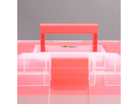 allit Boîte de rangement McPlus Clear 16, PP, rouge