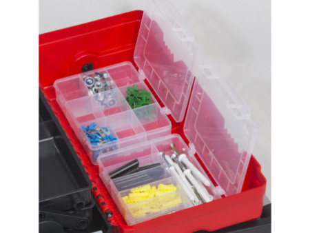 allit Boîte à outils McPlus Alu  C  18, PP, rouge/noir