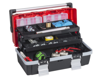 allit Boîte à outils McPlus Alu  C  18, PP, rouge/noir