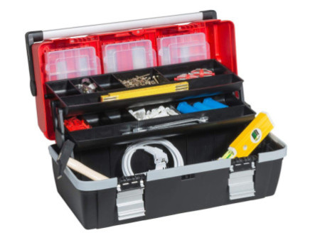 allit Boîte à outils McPlus Alu  C  22, PP, rouge/noir