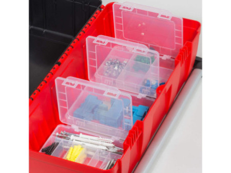 allit Boîte à outils McPlus Alu  C  22, PP, rouge/noir