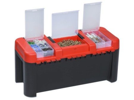 allit Boîte à outils McPlus Alu  C  25, PP, rouge/noir