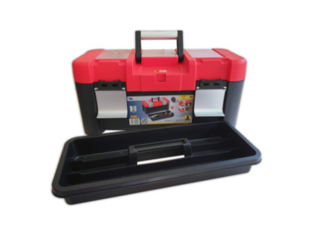 allit Boîte à outils McPlus Alu 21, PP, rouge/noir