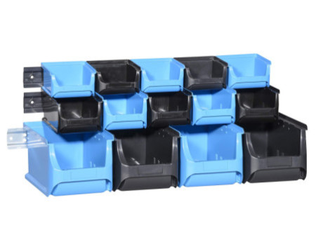allit Jeu de bacs à bec ProfiPlus 1+2+3/17, bleu/noir