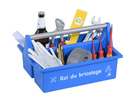allit Caisse de transport McPlus Carry 'Roi bricolage', bleu