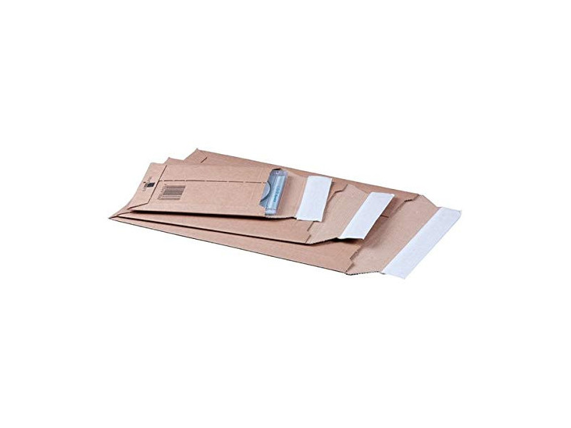 smartboxpro Pochette d'expédition, en carton ondulé marron,