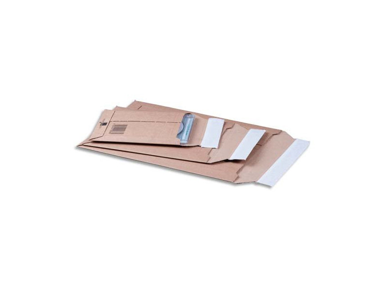 smartboxpro Pochettes d'expédition, en carton ondulé marron,