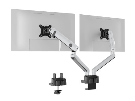 DURABLE Bras SELECT PLUS, pour 2 écrans, pince