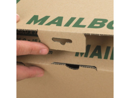 smartboxpro Carton d'expédition MAIL BOX, taille: XS, marron