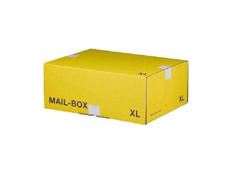 smartboxpro Carton d'expédition MAIL BOX, taille: XL, jaune