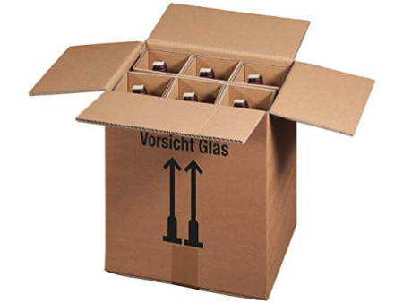 smartboxpro Cartons d'expédition pour 2 bouteilles