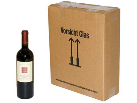 smartboxpro Cartons d'expédition pour 2 bouteilles