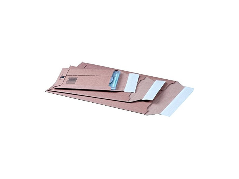 smartboxpro Pochette d'expédition, en carton ondulé marron,