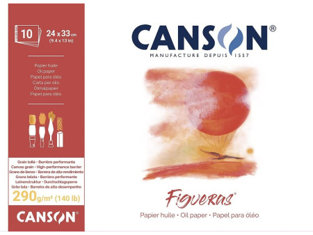 CANSON Bloc papier dessin 'Figueras', 330 x 240 mm, 290 g/m2