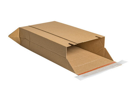 SMARTBOXPRO Pochette d'expédition, carton ondulé, A4, marron