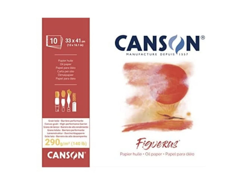 CANSON Bloc papier dessin 'Figueras', 410 x 330 mm, 290 g/m2