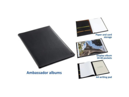 rillstab Protège-documents 'Ambassadeur', 10 pochettes, noir