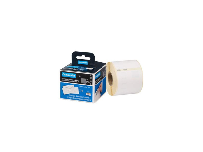 rillstab Rouleau d'étiquettes, 101 x 54 mm, blanc