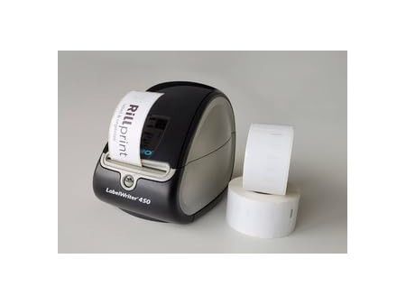 rillprint Rouleau d'étiquettes, 54 x 25, permanent, blanc