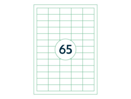 rillprint Etiquette universelle, 38 x 21,2 mm, blanc