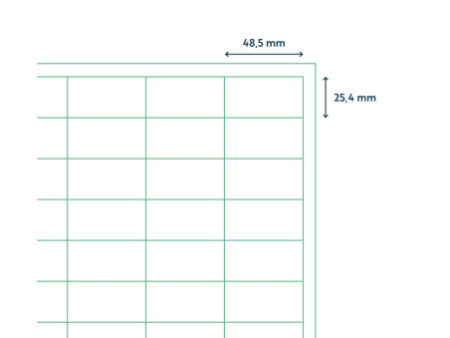 rillprint Etiquette universelle, 48,5 x 25,4 mm, blanc