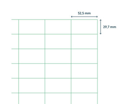 rillprint Etiquette universelle, 52,5 x 29,7 mm, blanc
