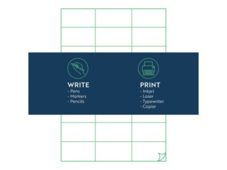 rillprint Etiquette universelle, 105 x 48 mm, blanc