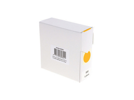 rillprint Pastille de couleur, diamètre: 50 mm, orange fluo