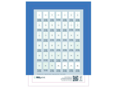 rillprint Étiquette universelle, 210 x 297 mm, blanc
