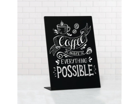 EUROPEL Ardoise de table L-Standard, A4, noir
