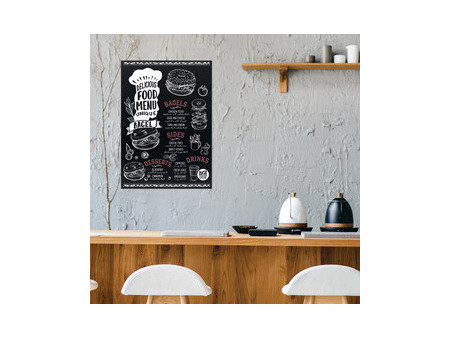 EUROPEL Ardoise sans cadre, 600 x 1.100 mm, noir