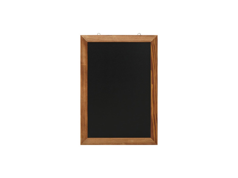 EUROPEL Ardoise avec cadre en bois, 420 x 600 mm, naturel