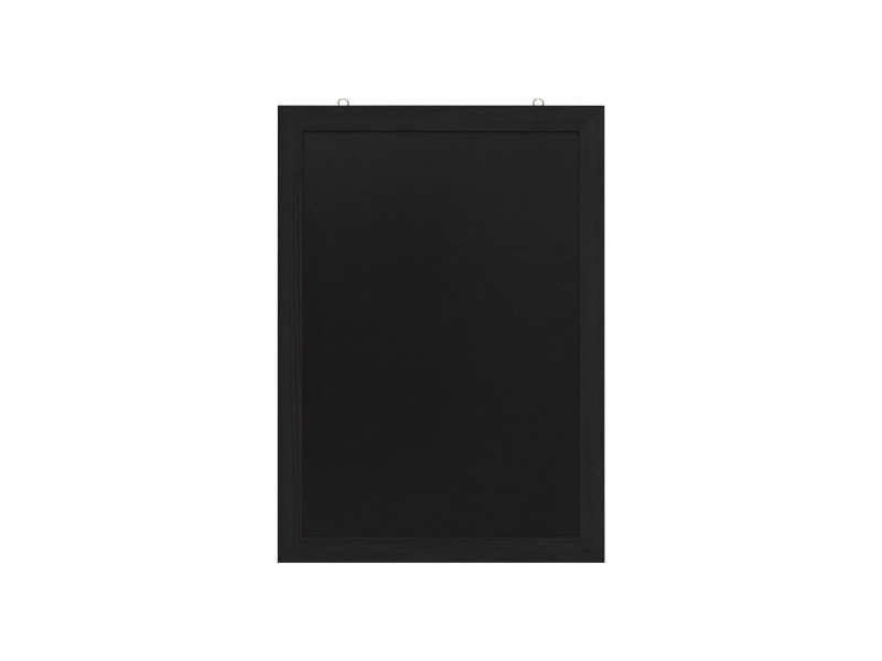 EUROPEL Ardoise avec cadre en bois, 500 x 700 mm, noir